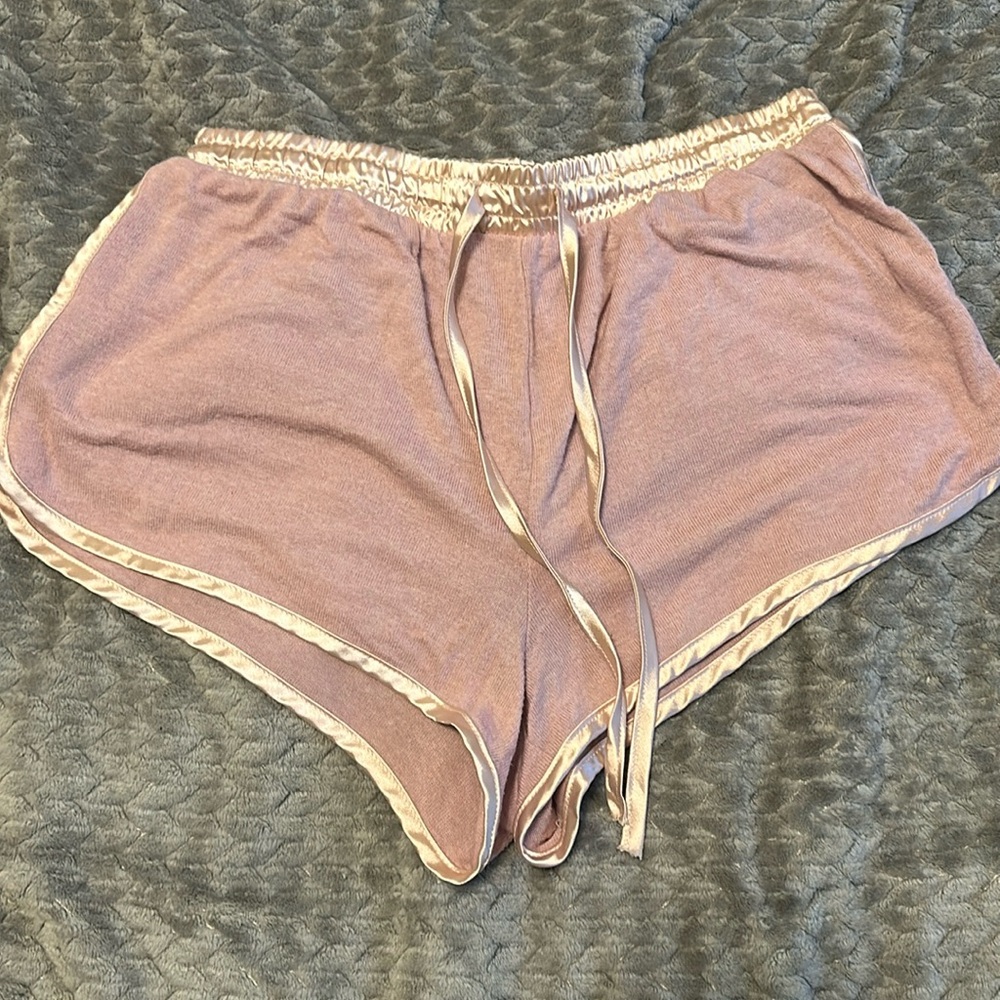 Baby pink PJ shorts Forever21